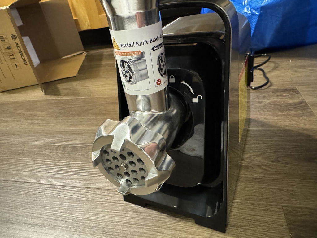 Aobosi masina de tocat carne heavy-duty 3000W max