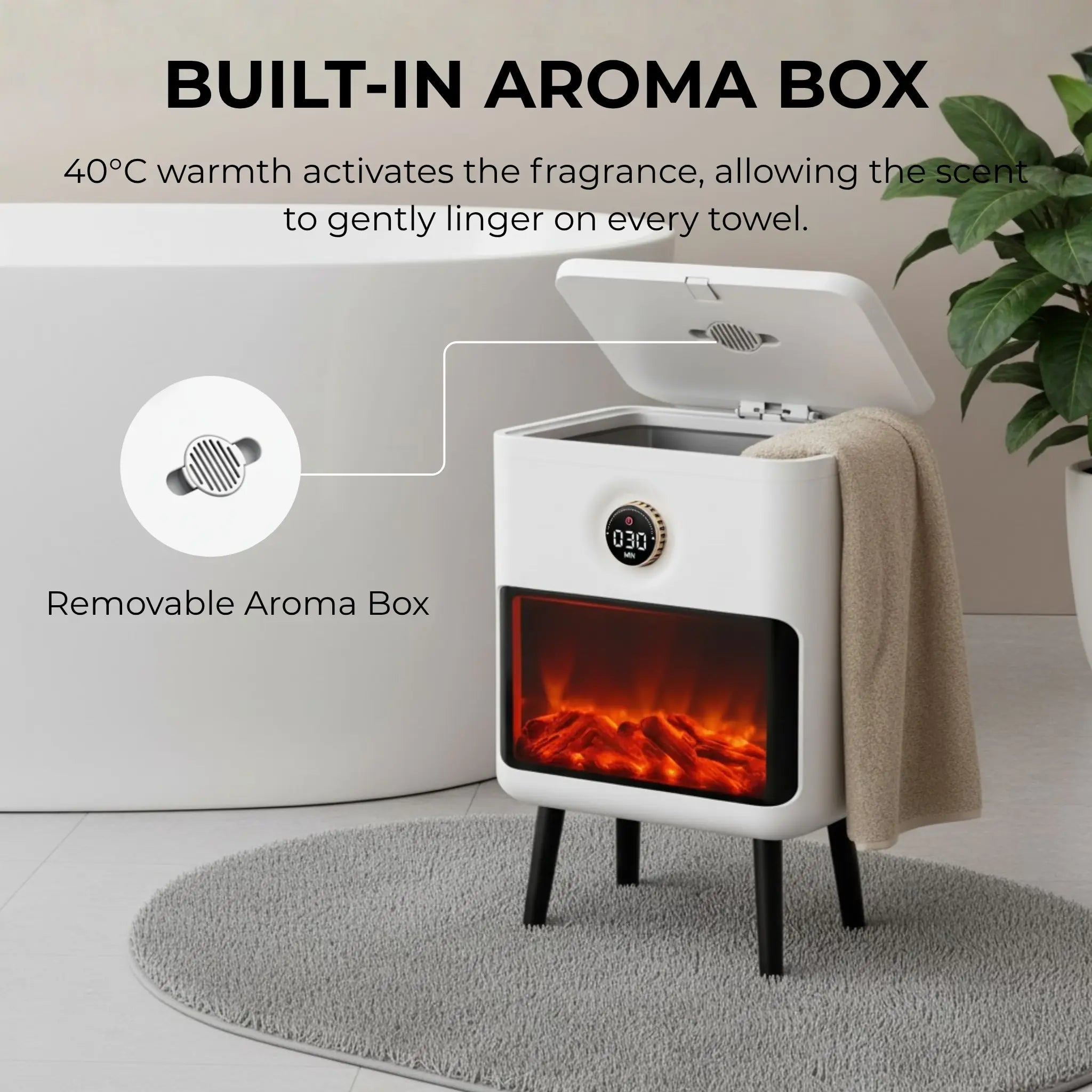 Aobosi Încălzitor prosoape electric 22L 10 trepte
