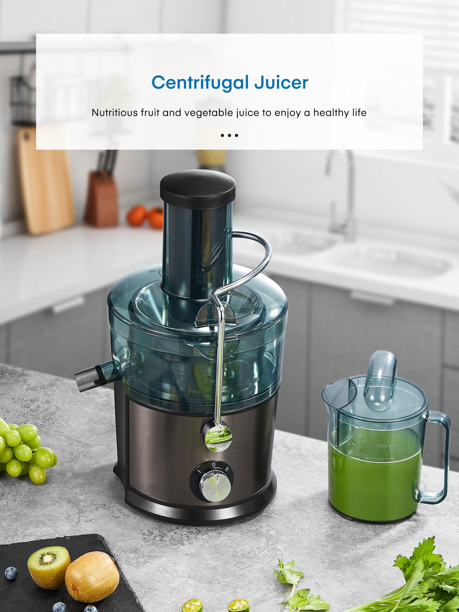 Kealive storcător centrifugal negru 800W