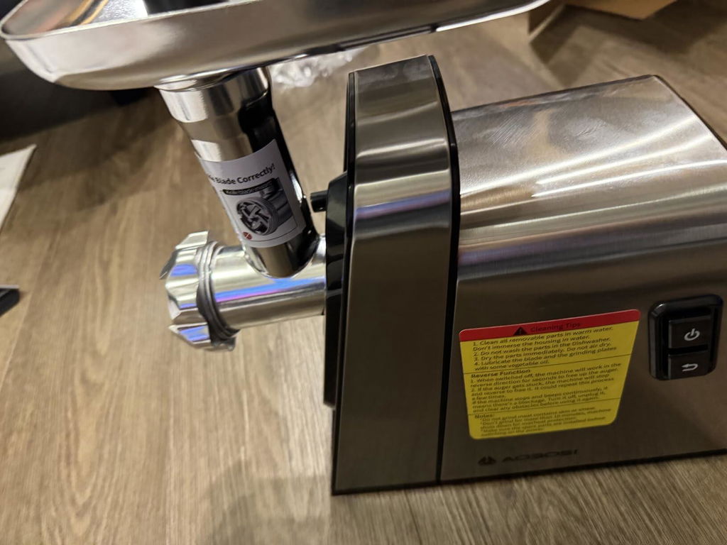 Aobosi masina de tocat carne heavy-duty 3000W max