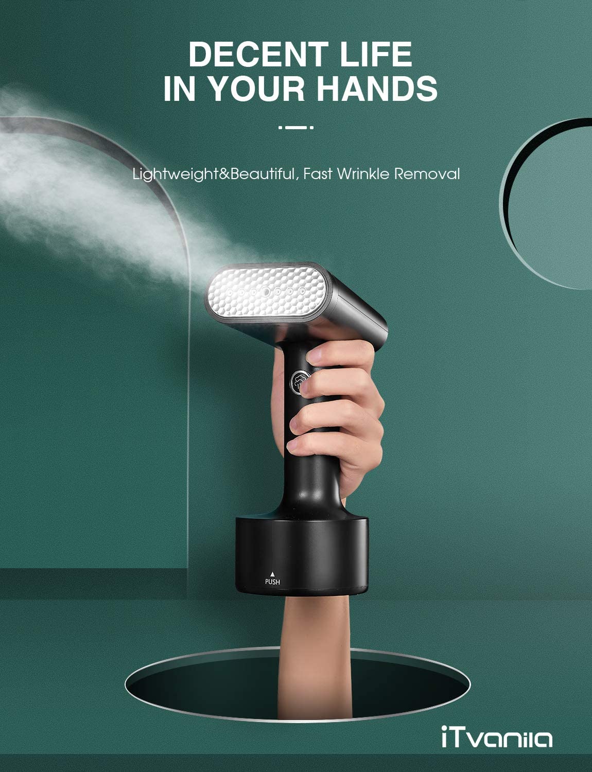 Aicook iTvanila 7-in-1 aparat cu abur haine 1200W 150ml