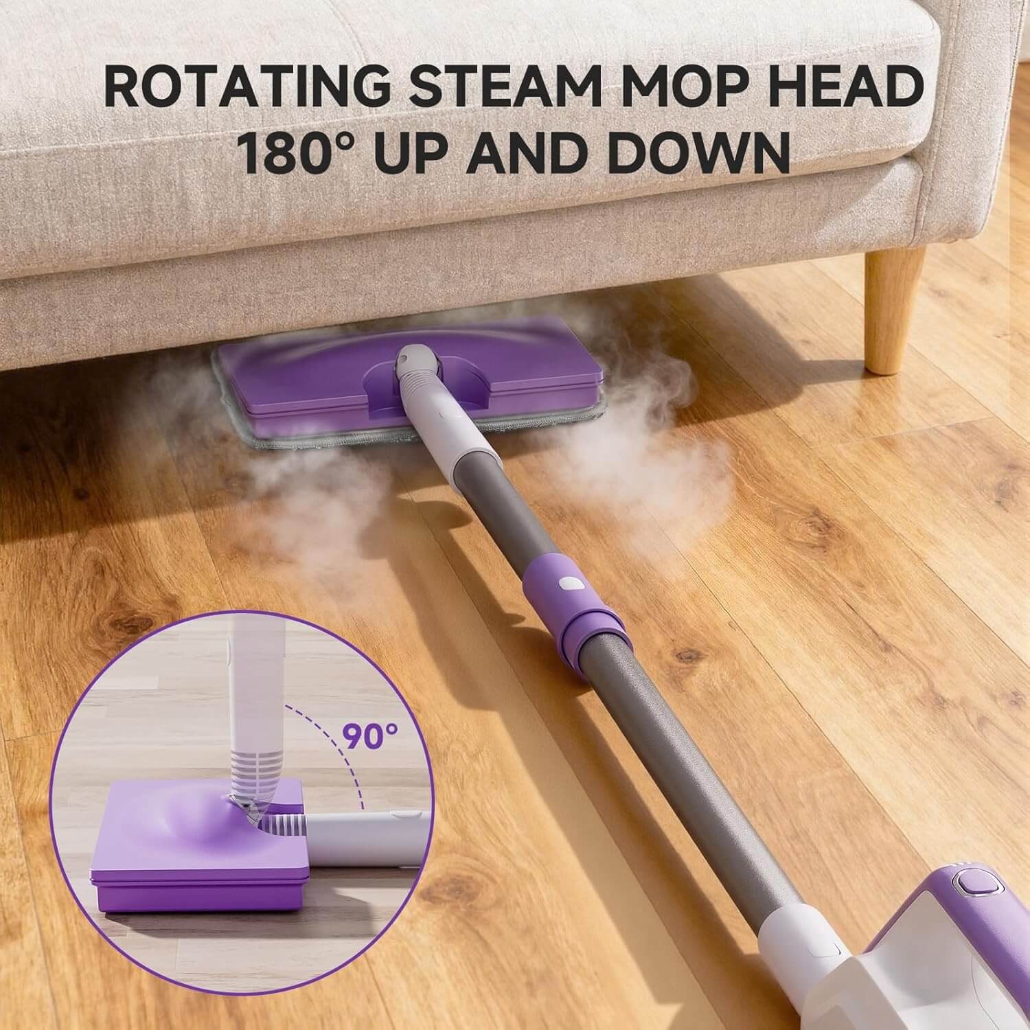 Aobosi 1300W Mop cu abur 11 in 1 detașabil