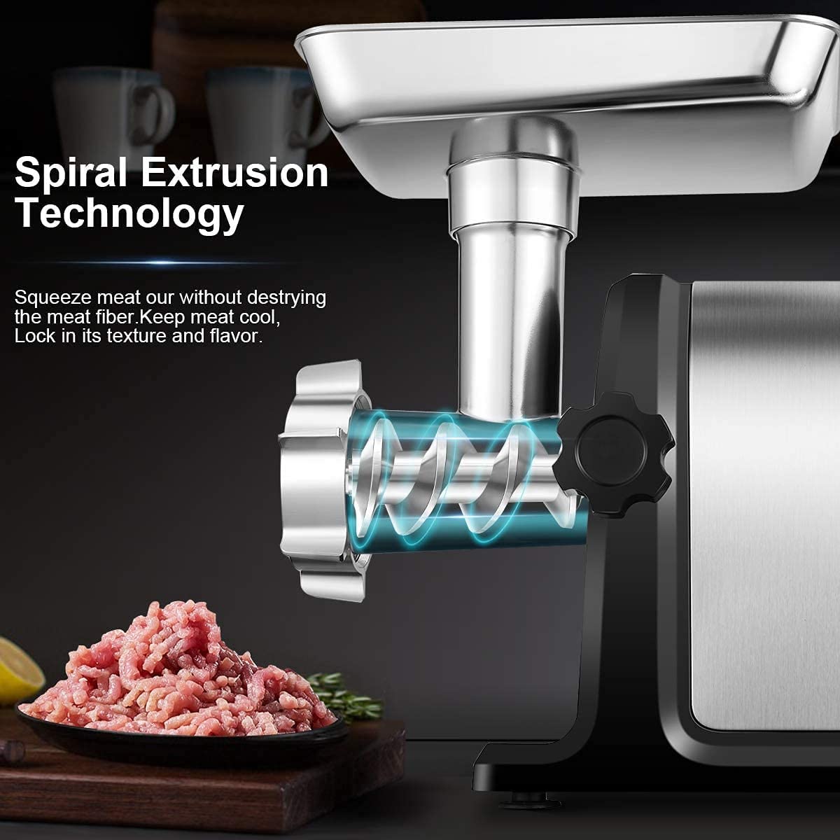 Aobosi Pro-Series masina de tocat carne 3000W