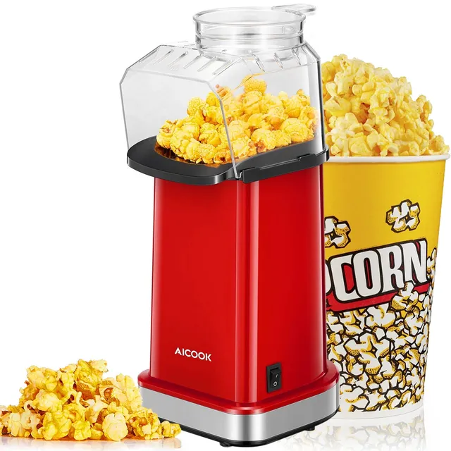 Aicook Aparat floricele aer cald 1400W 80g rosu