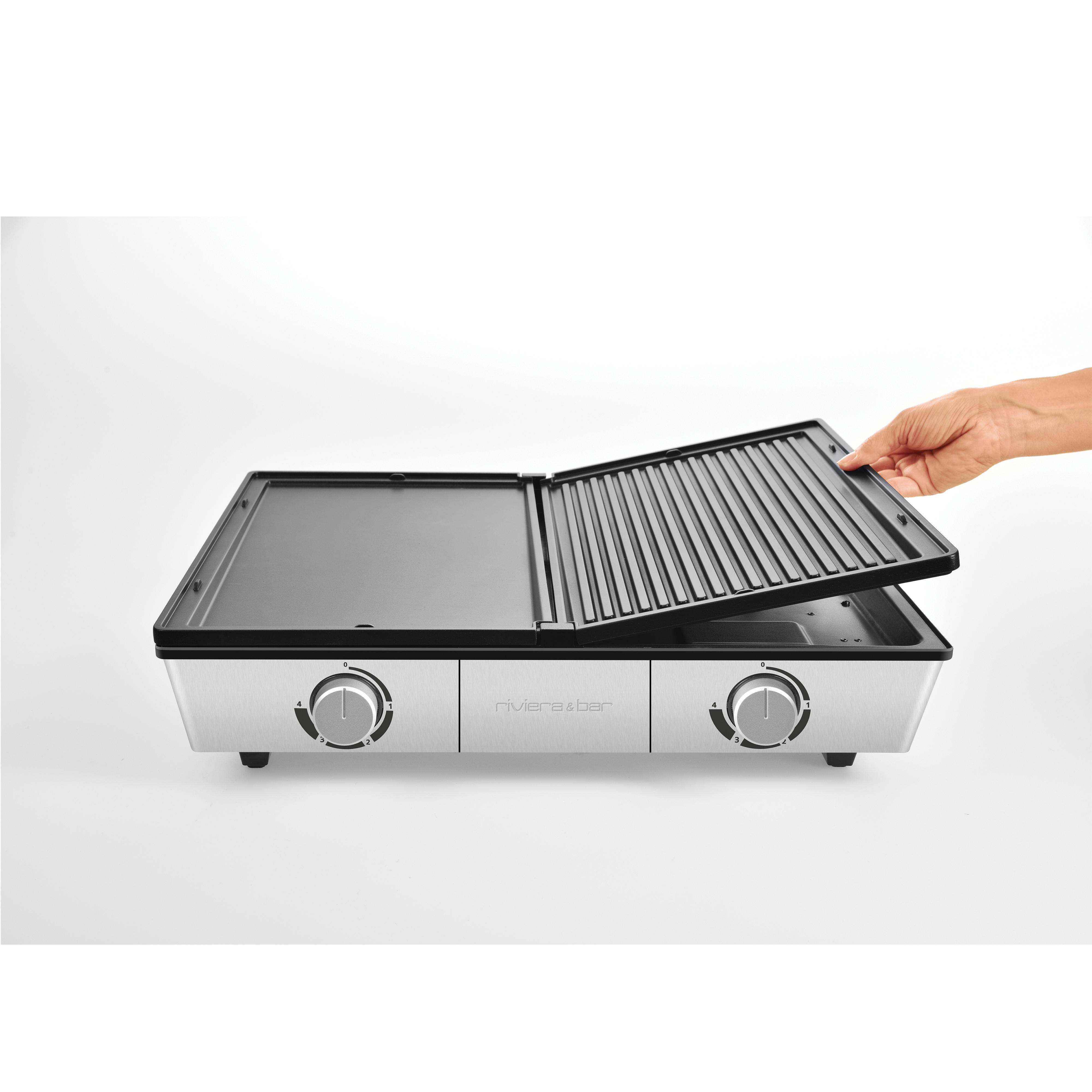 Riviera & Bar QPL 800 combina grill plancha 2 zone