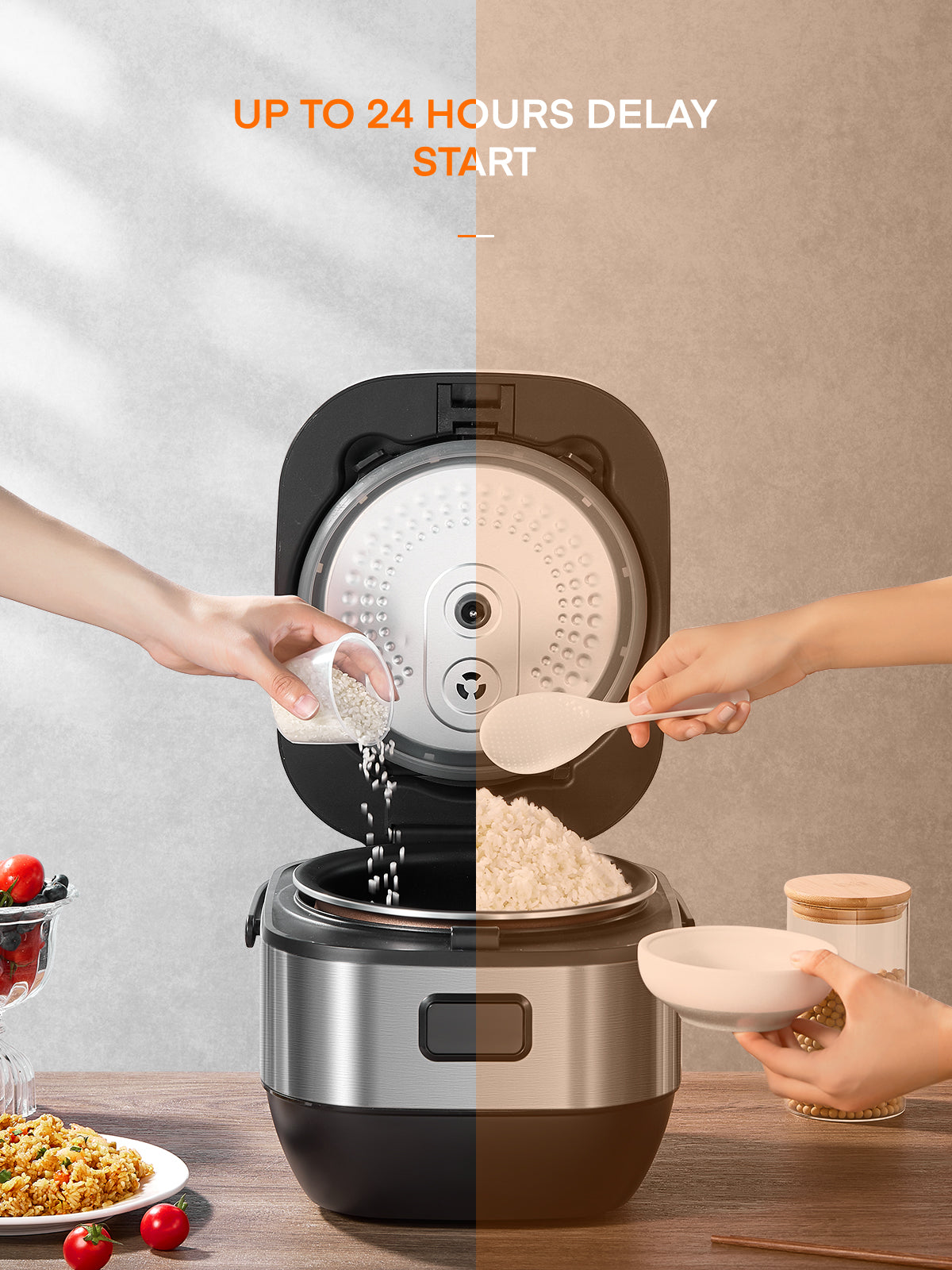 Aicook multicooker orez 5L 10 programe digital 10 cani