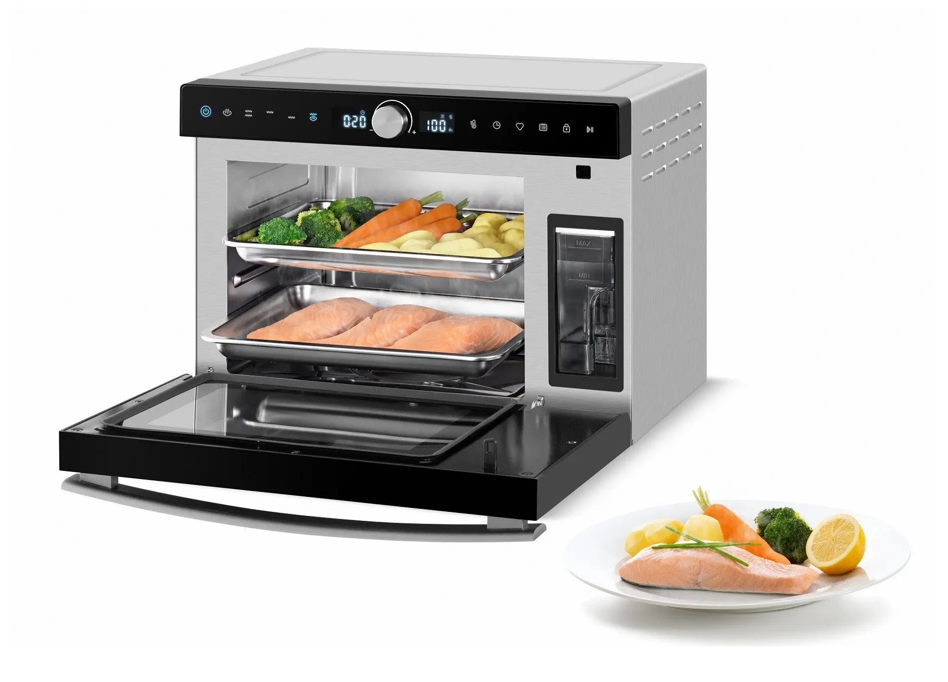 Riviera & Bar cuptor cu abur 26 L posabil 2 moduri
