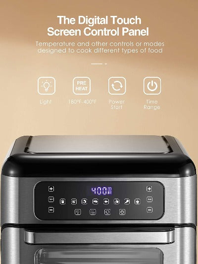 Aicook Friteuza cu aer cald 11QT 1500W 8 functii