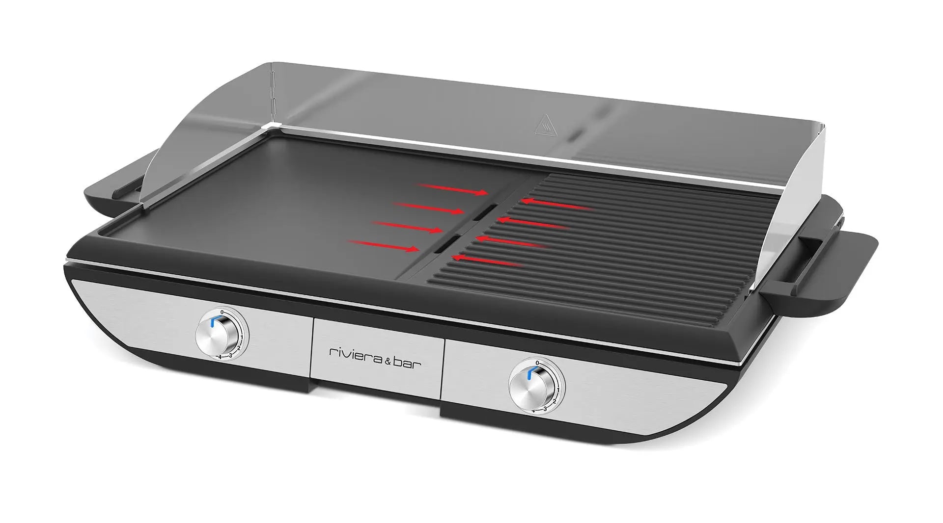 Riviera & Bar Plancha-Gril Precision gratar electric 2 zone 8-10 persoane