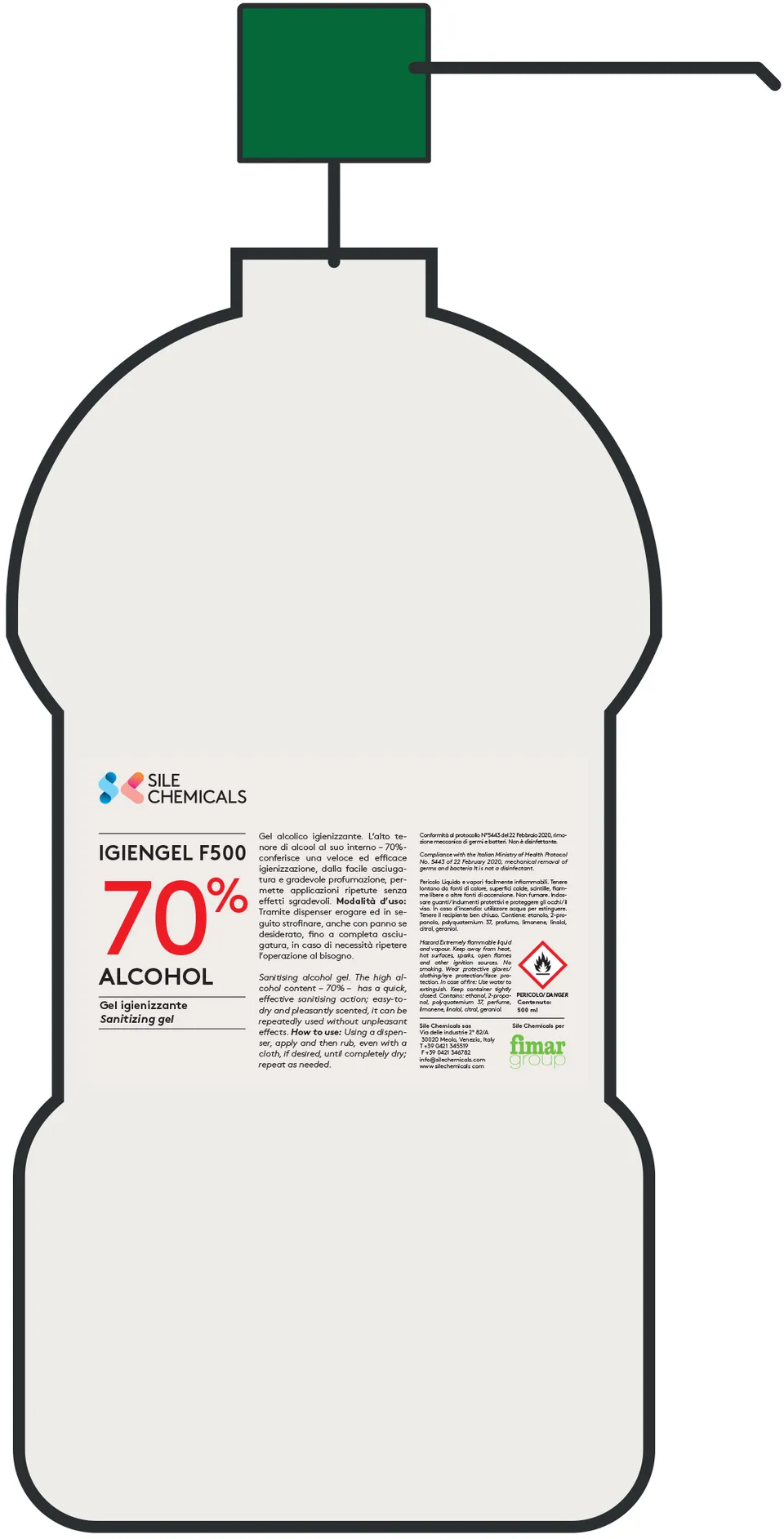 Fimar gel alcoolic igienizant mâini
