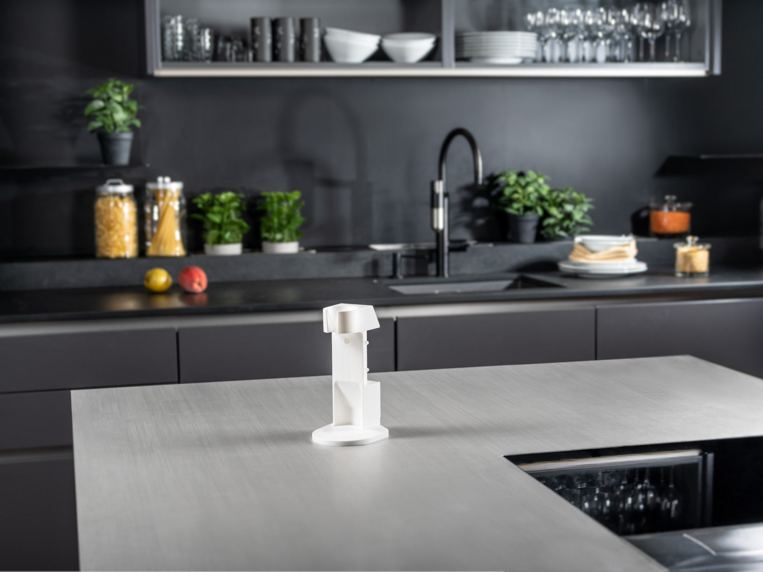 Bamix Stand DeLuxe suport blender negru compact