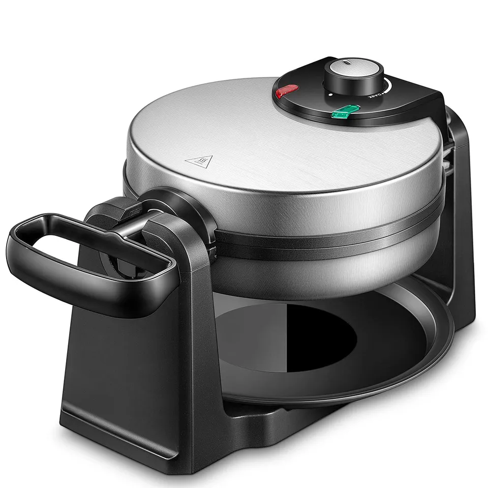 Aicook Classic aparat vafe belgiene rotativ inox 1200W