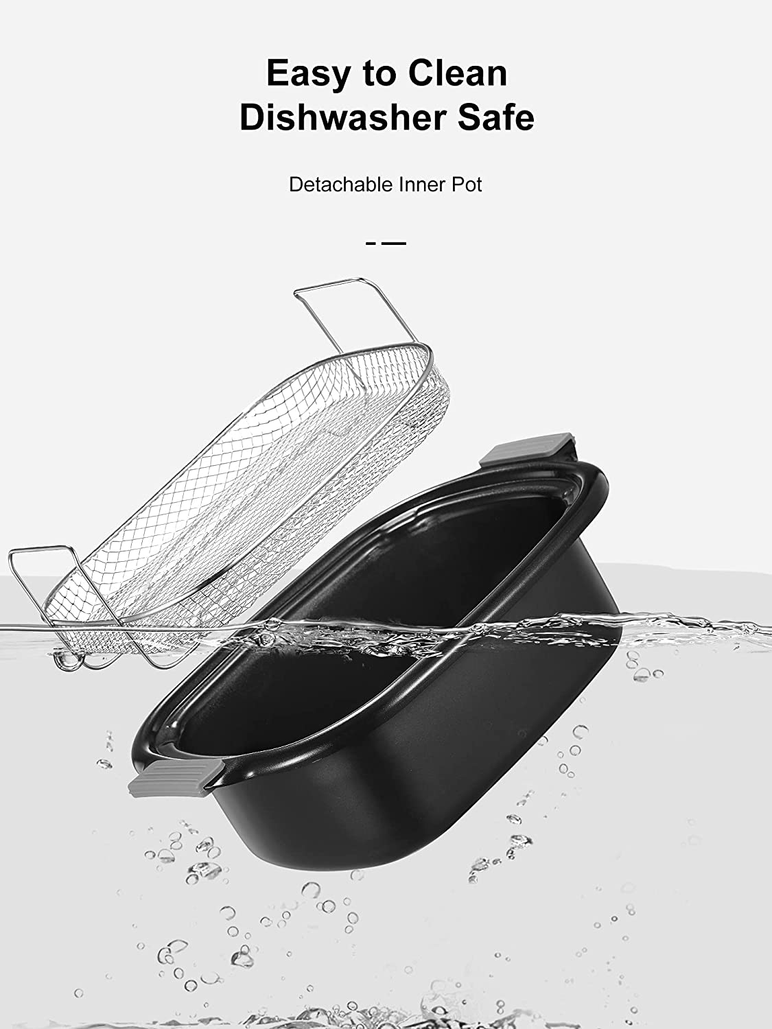 Kealive 12-in-1 multicooker 6,5L slow cooker + air fryer
