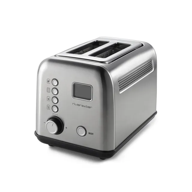Riviera & Bar prăjitor pâine automat 2 felii inox 9 trepte