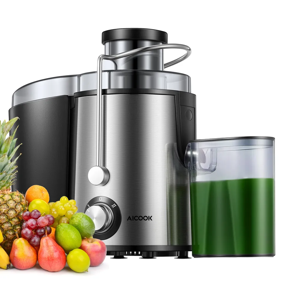 Aicook storcator centrifugal inox gura 75mm 400W compact