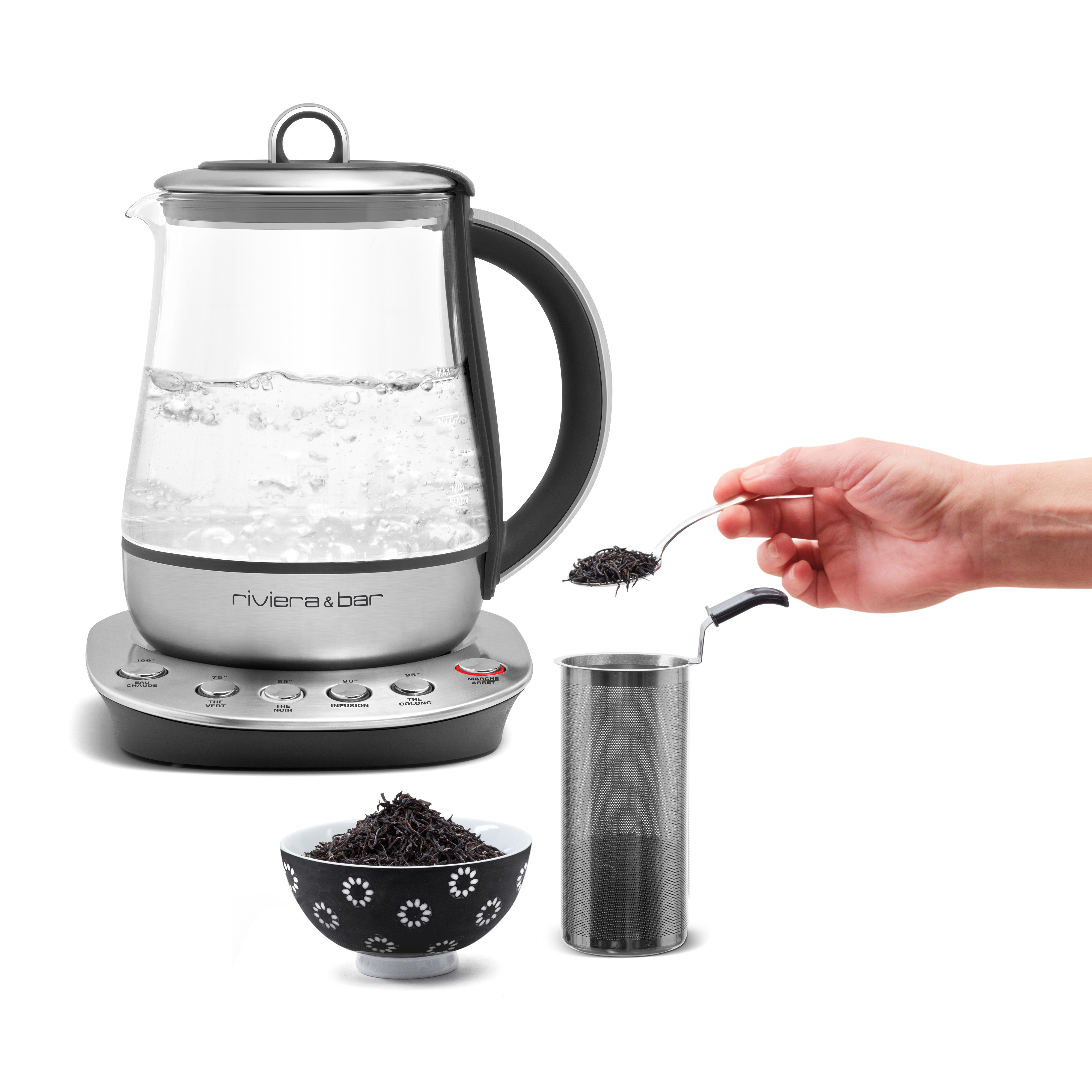 Riviera & Bar Jaipur Zen BTH540 ceainic electric sticla 1,2L