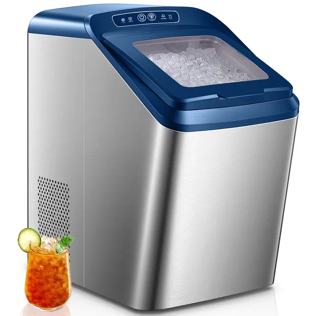 Aicook aparat gheață nugget inox 30 lbs/zi