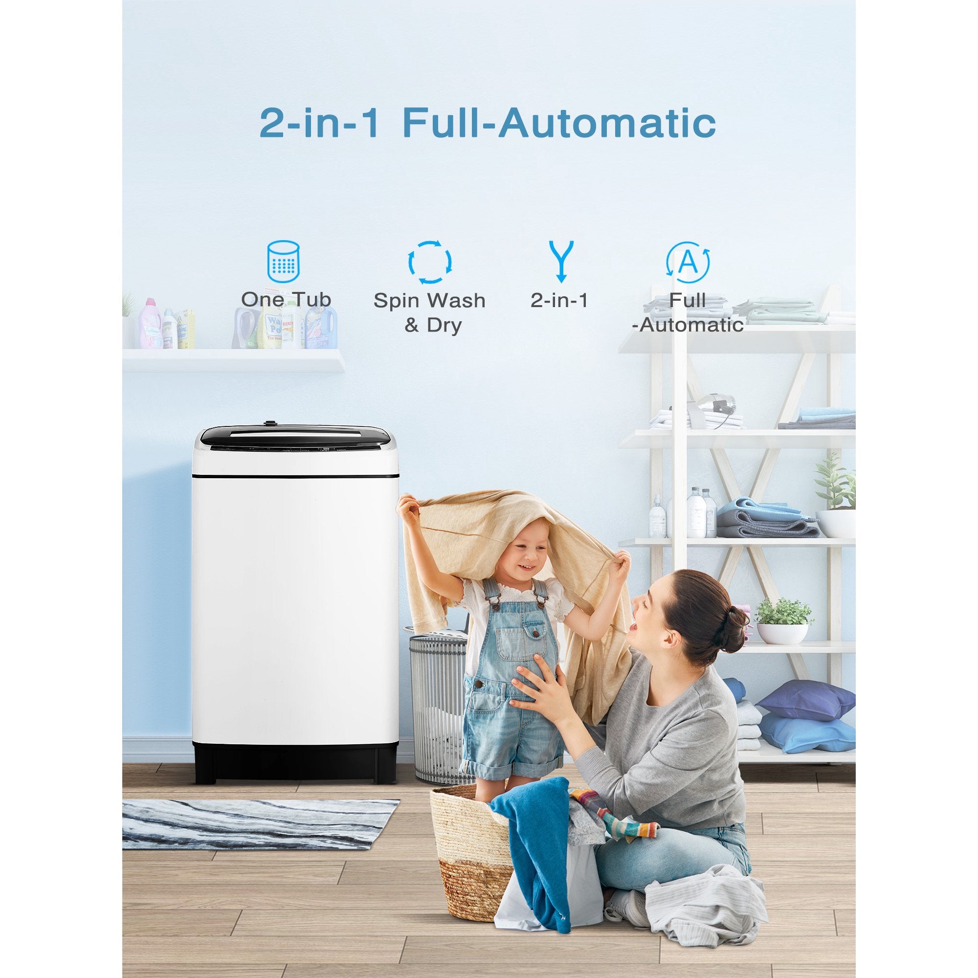 Kealive masina de spalat automata portabila 11lbs