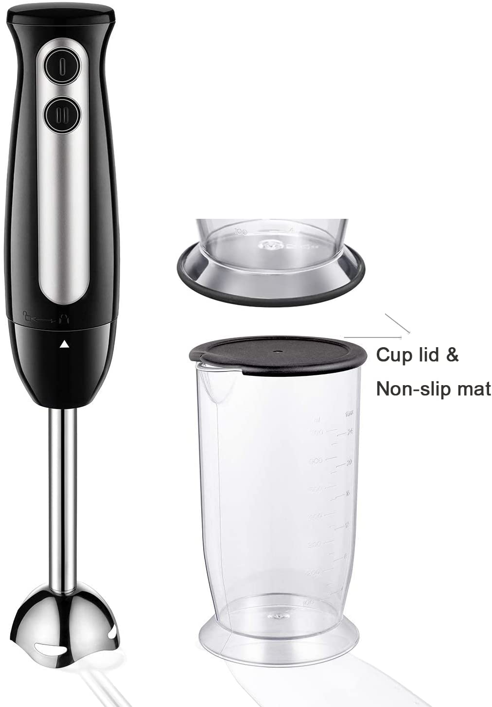Aicook 400W blender vertical cu pahar 700ml 2 viteze