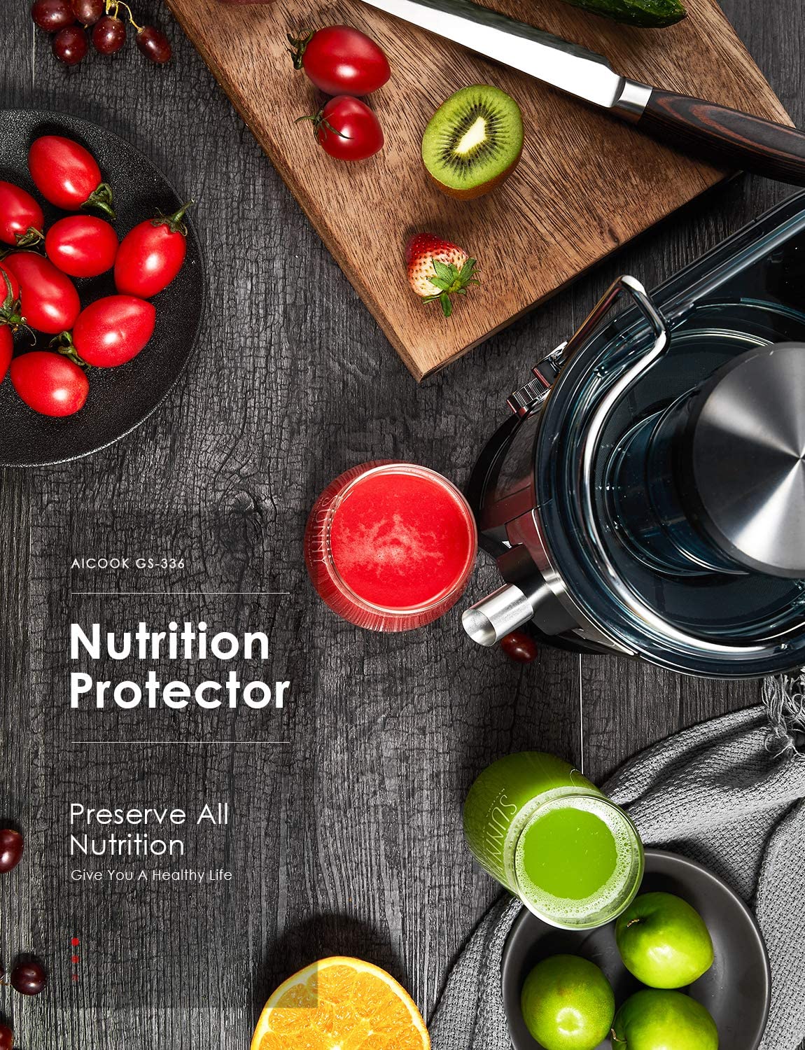 Aicook storcator fructe legume centrifugal 2 viteze