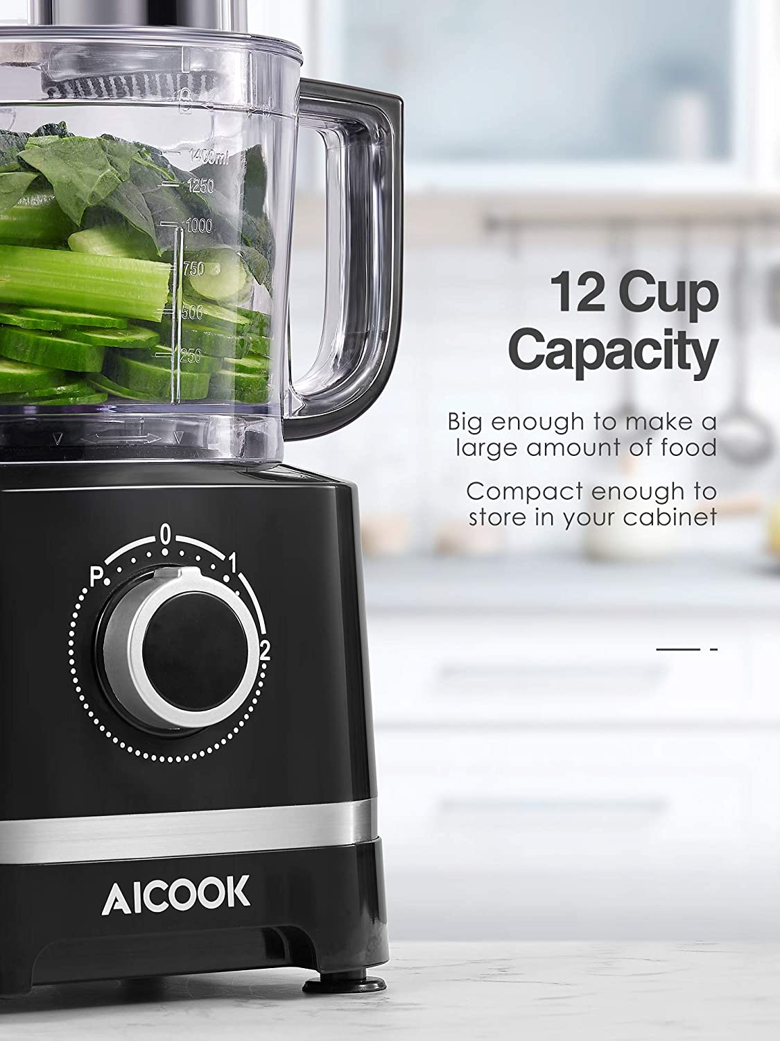 Aicook Robot bucatarie 12 cani 700W 16 functii