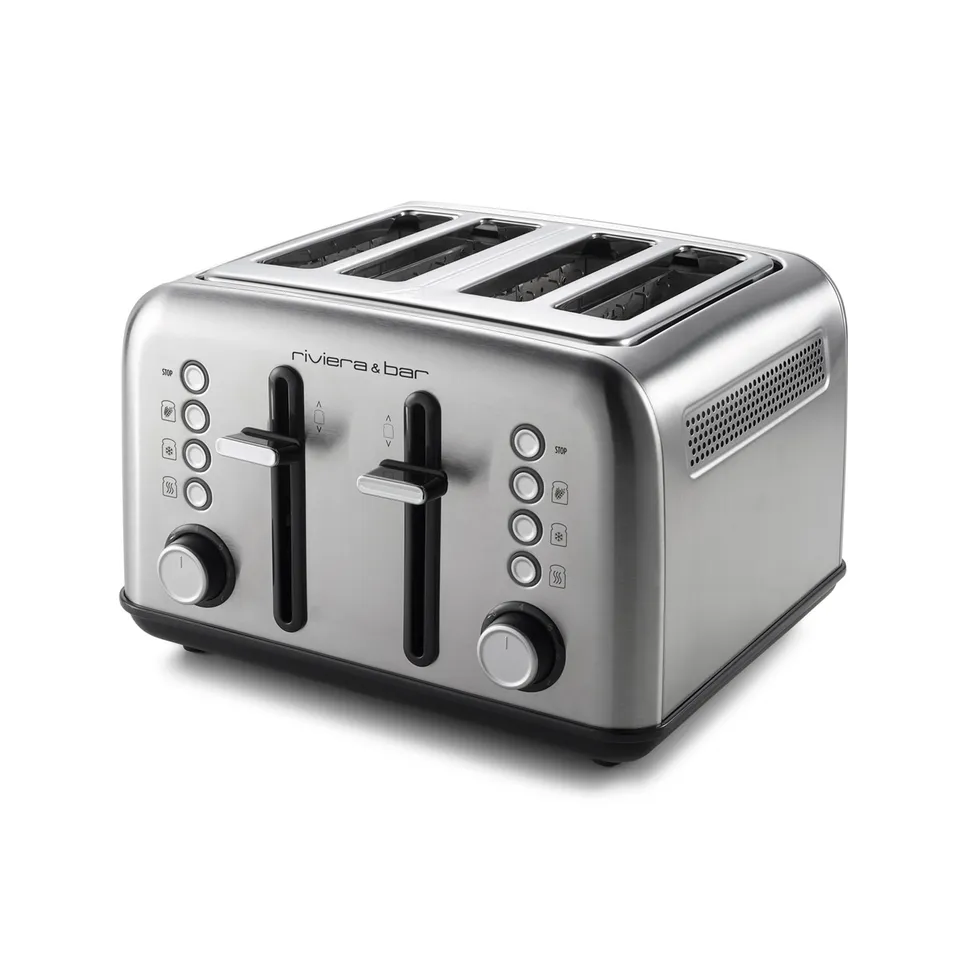 Riviera & Bar QGP240 prăjitor pâine 4 felii inox 7 niveluri