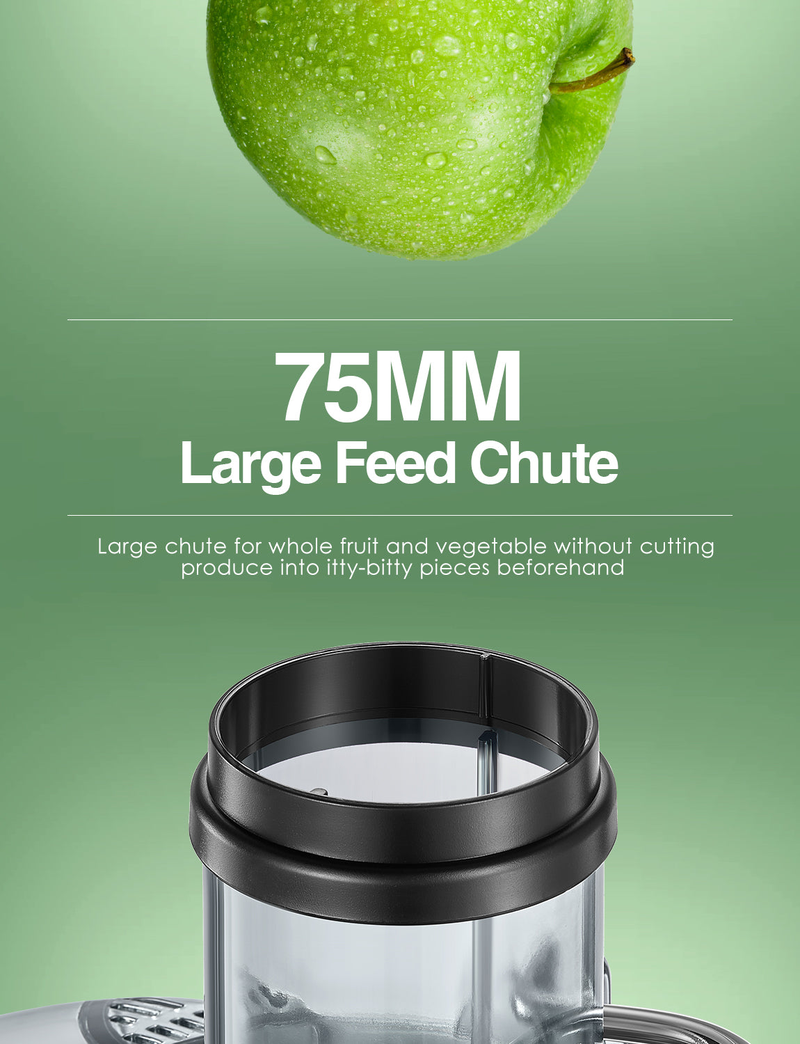 Aicok storcător centrifugal 75 mm 2 viteze inox