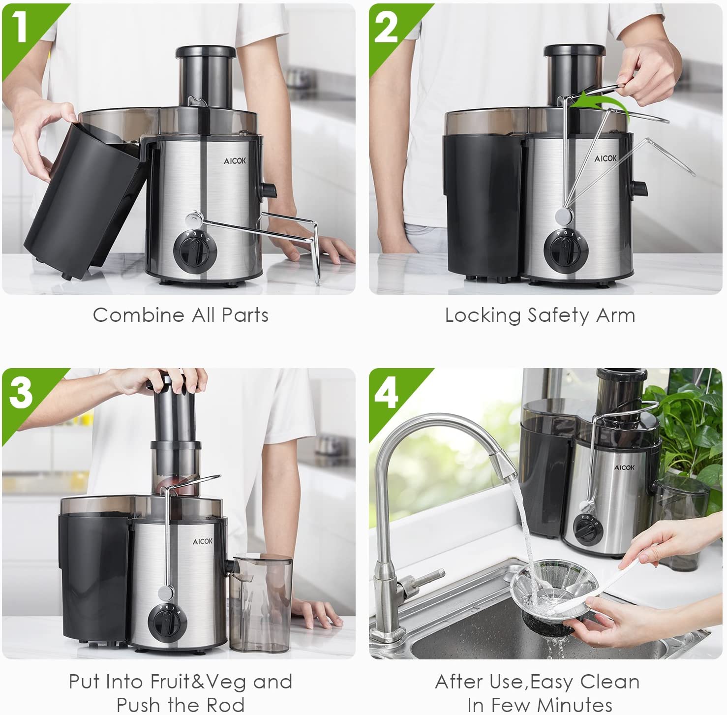 Aicok storcător centrifugal Mode516 400W 65 mm