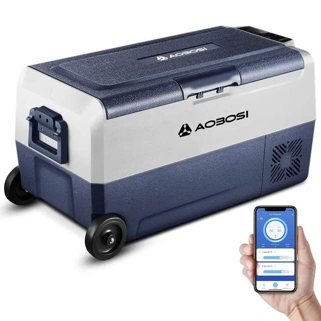 Aobosi T36 lada frigorifica 36L dual zone cu roti