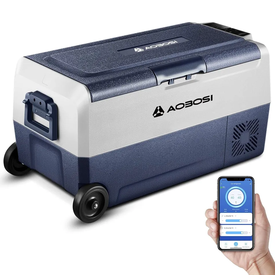 Aobosi T36 lada frigorifica 36L dual zone cu roti