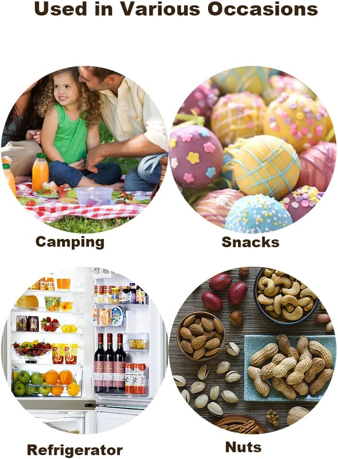 Aicook Set Caserole 20 Piese Etanșe Fără BPA