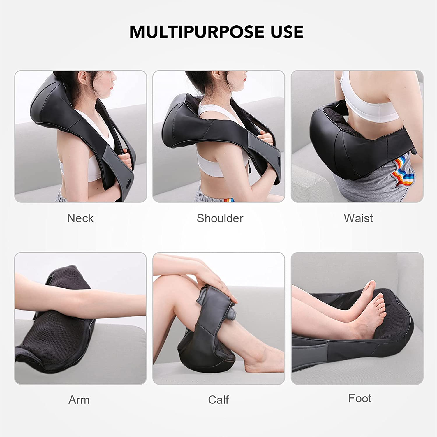 Aicook Shiatsu aparat masaj cervical cu incalzire