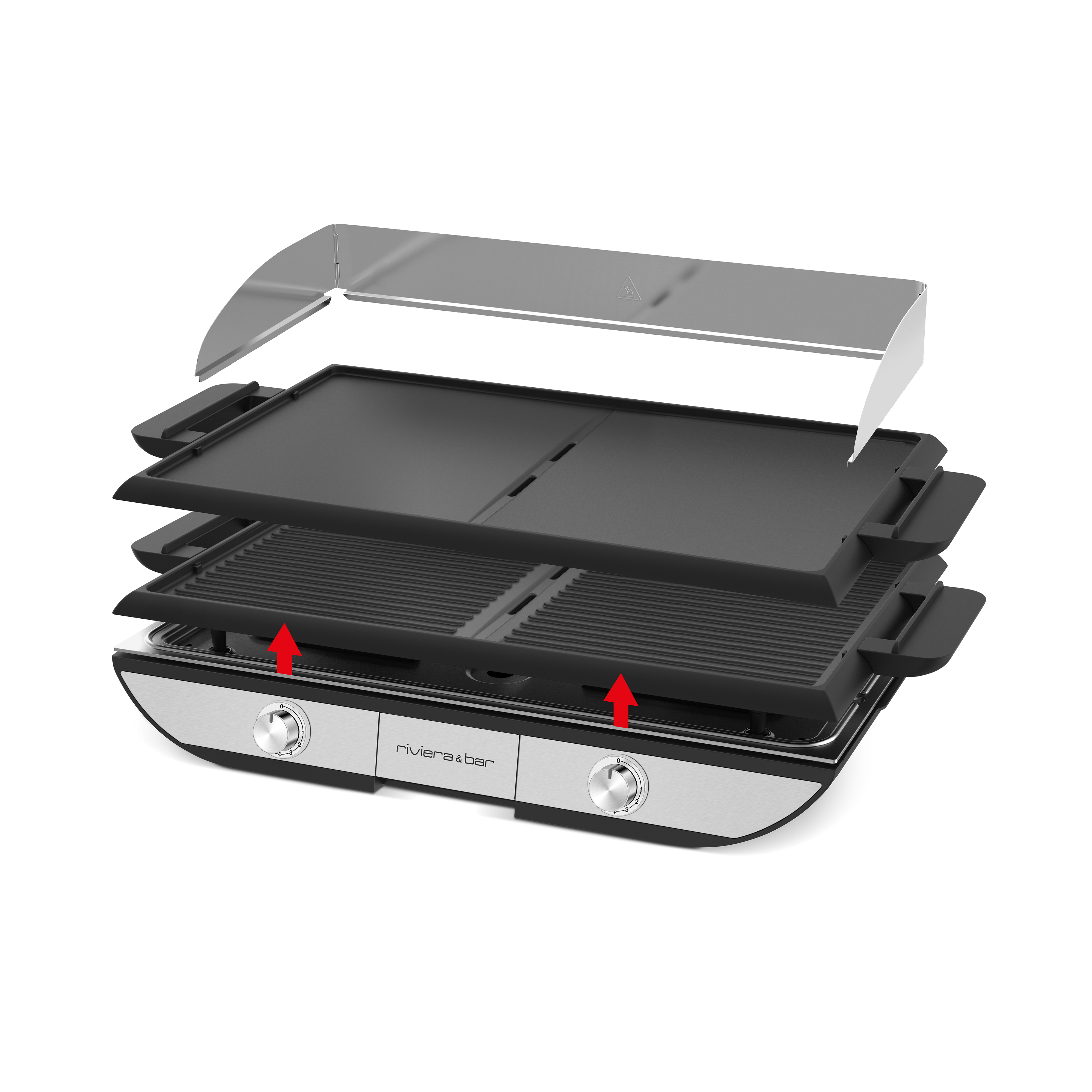 Riviera & Bar QPL700 plancha grill 8-10 persoane