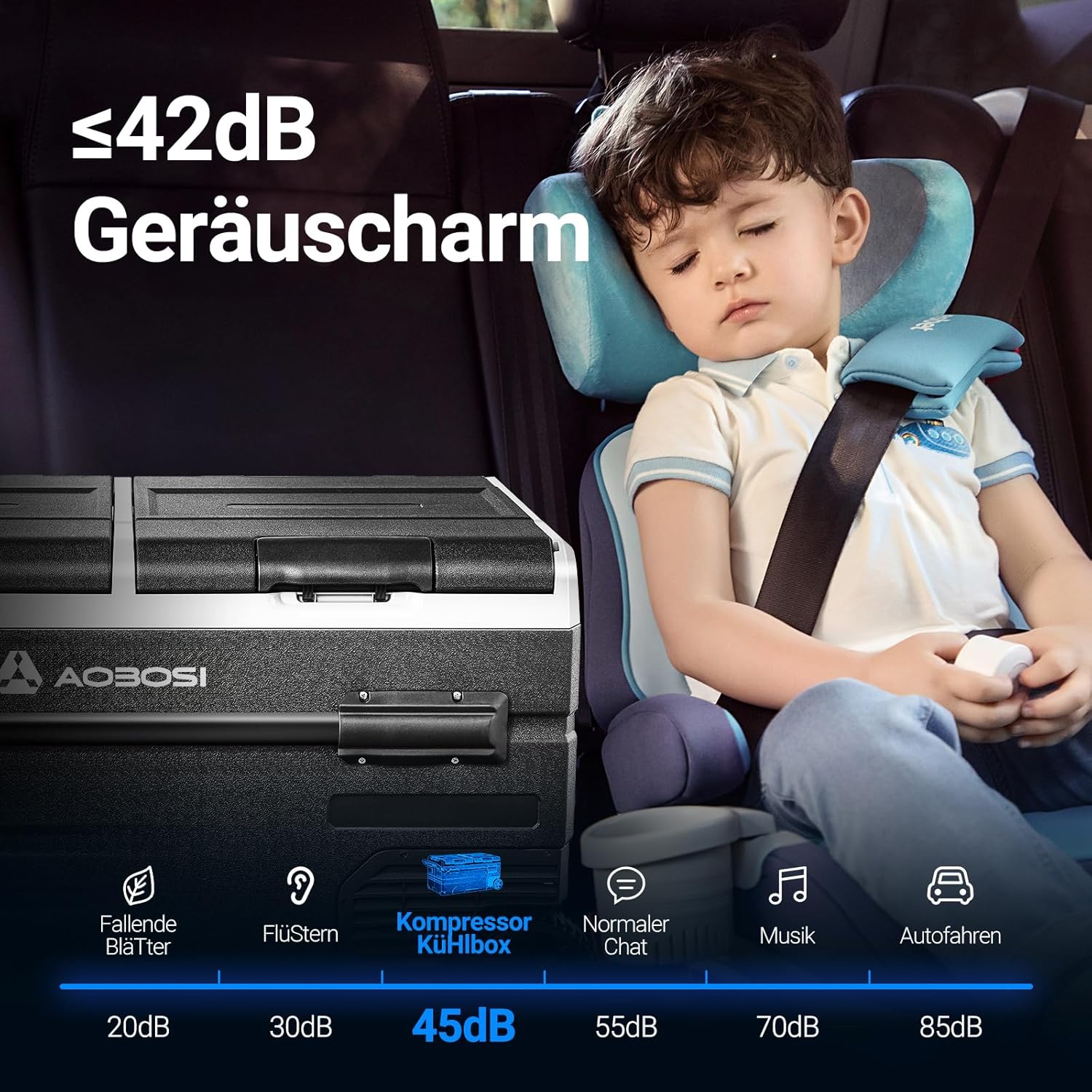 Aobosi TWW115 lada frigorifica auto 115L cu doua zone
