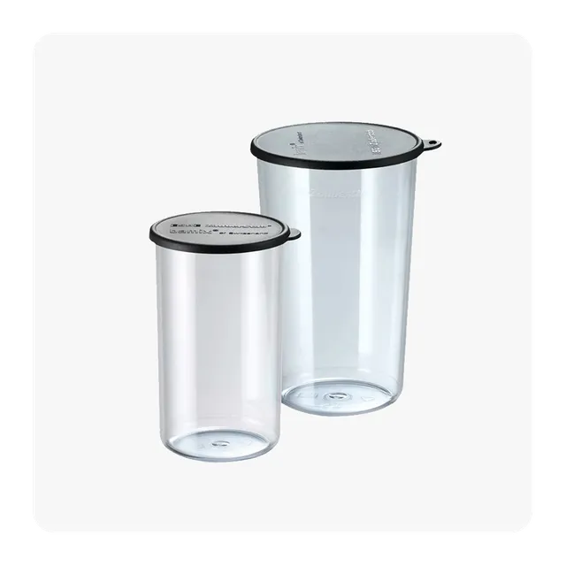 Bamix Beaker Set pahare 400+600 ml cu capac