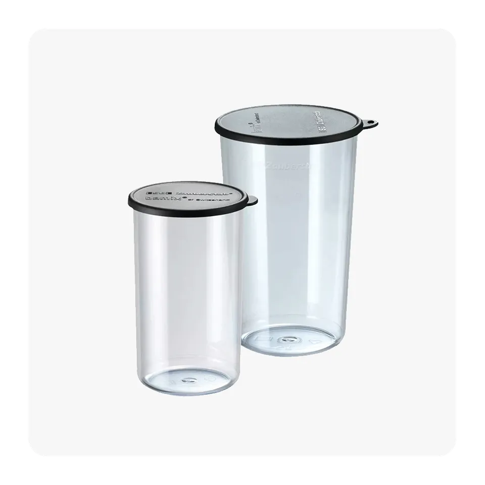 Bamix Beaker Set pahare 400+600 ml cu capac