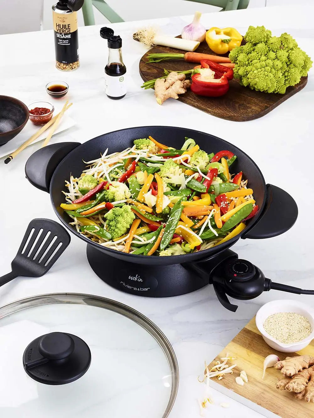 Riviera & Bar wok electric 5L antiaderent