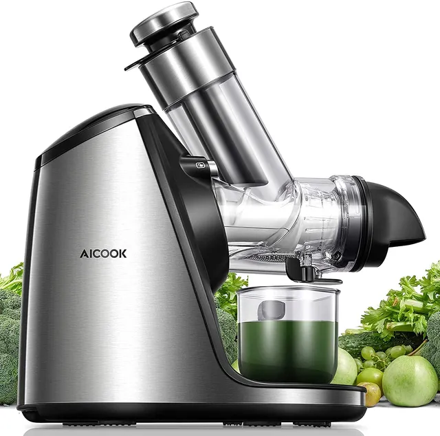 Aicook 3in Slow Masticating storcator inox