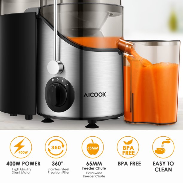 Aicook Storcător Centrifugal 3 Viteze Tub 76mm Inox