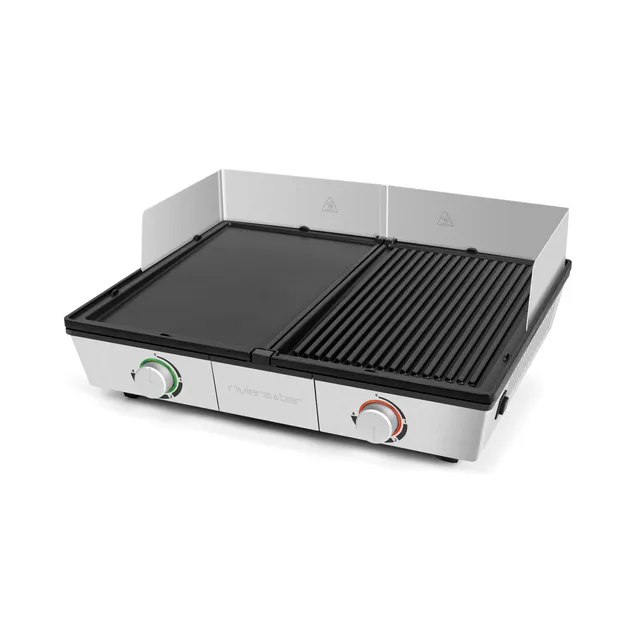 Riviera & Bar QPL 800 combina grill plancha 2 zone