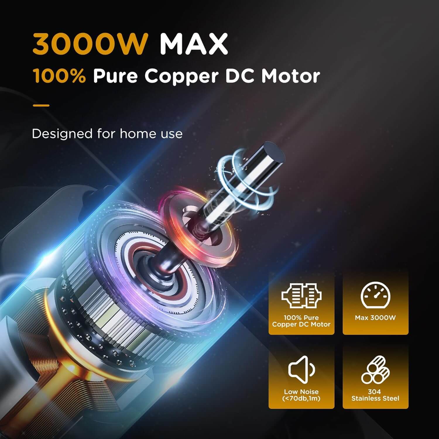 Aobosi mașină tocat carne 3000W heavy-duty