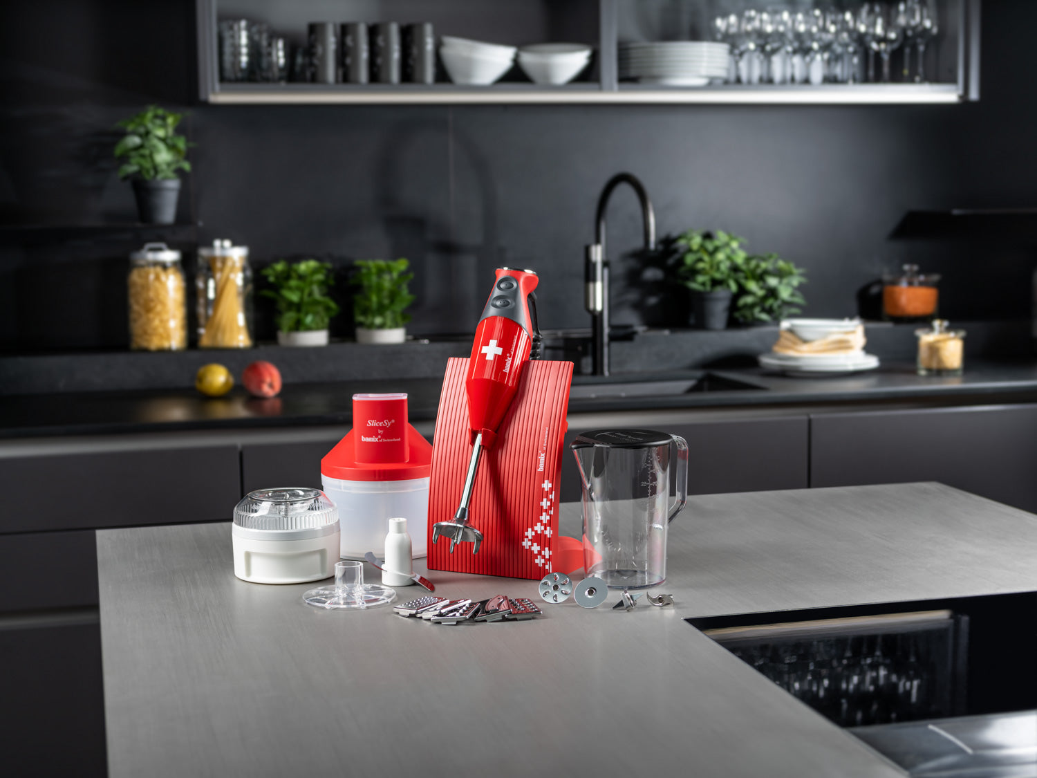 Bamix Superbox blender vertical 200W set complet