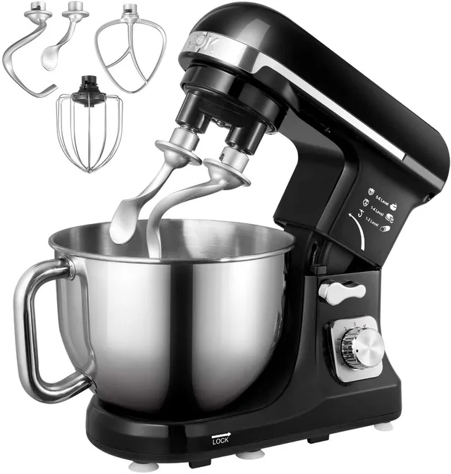 Aicook Stand Mixer robot bucatarie stativ negru