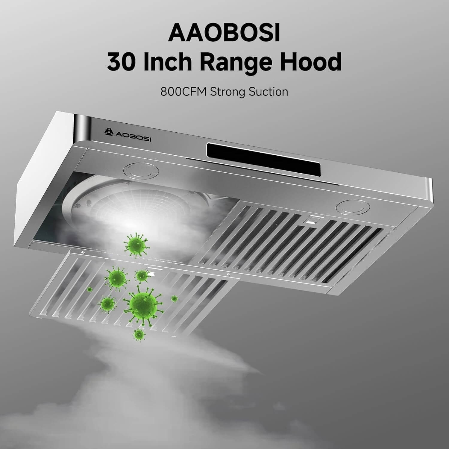 Aobosi Hotă Bucătărie 76 cm cu Control Gesturi LED