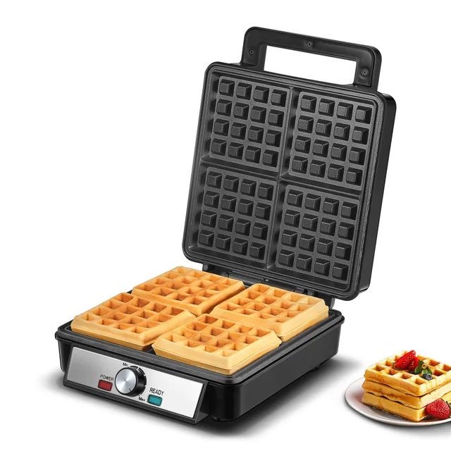 Aicook Belgian aparat vafe 4 felii 1200W inox