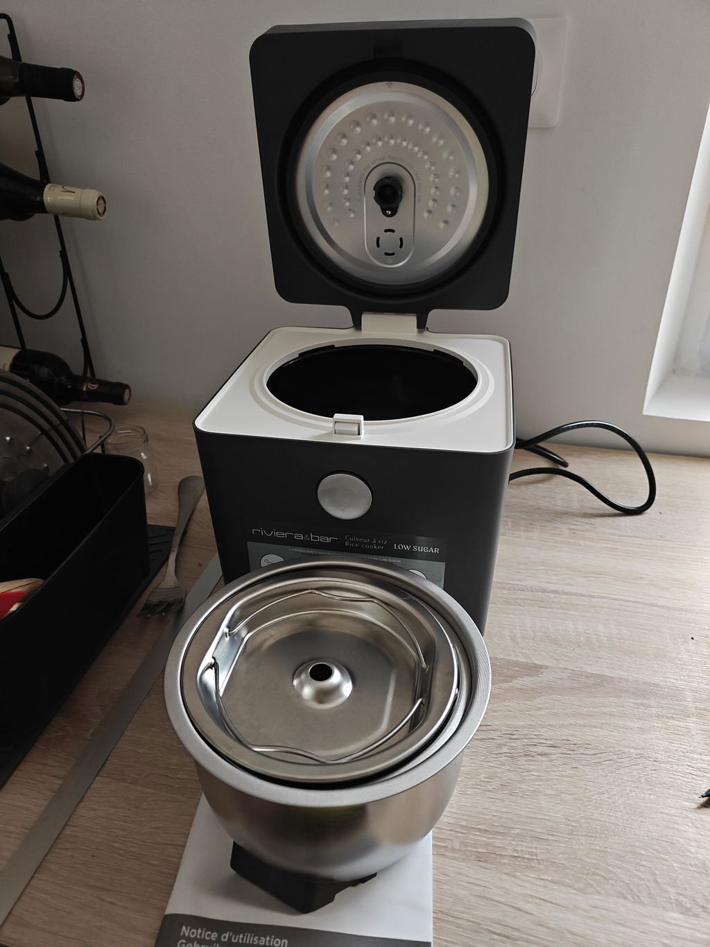 Riviera & Bar Low Sugar aparat orez cuva inox 5+2 programe