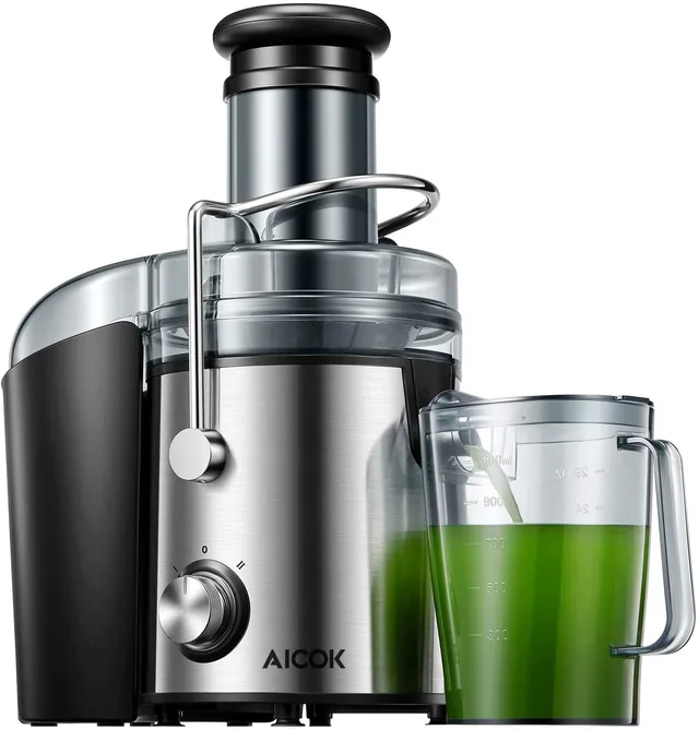Aicok storcator fructe centrifugal 1000W 75mm argintiu
