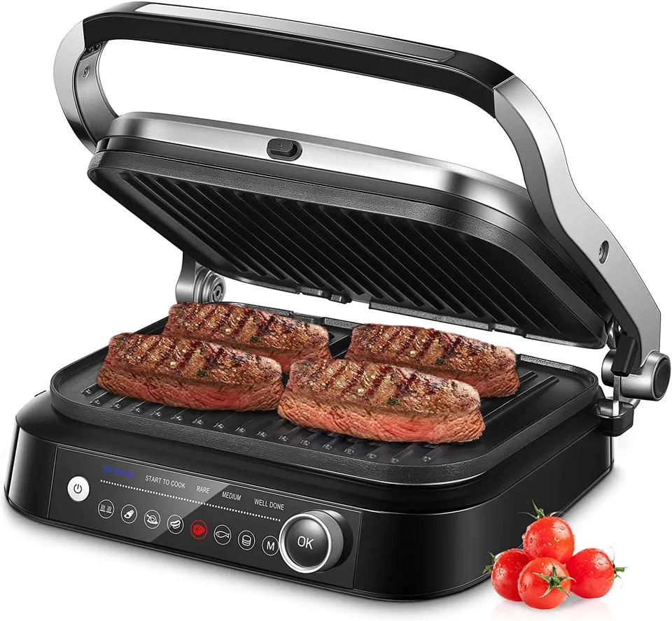 Kealive grill electric contact 2100W 31x24cm 8 programe