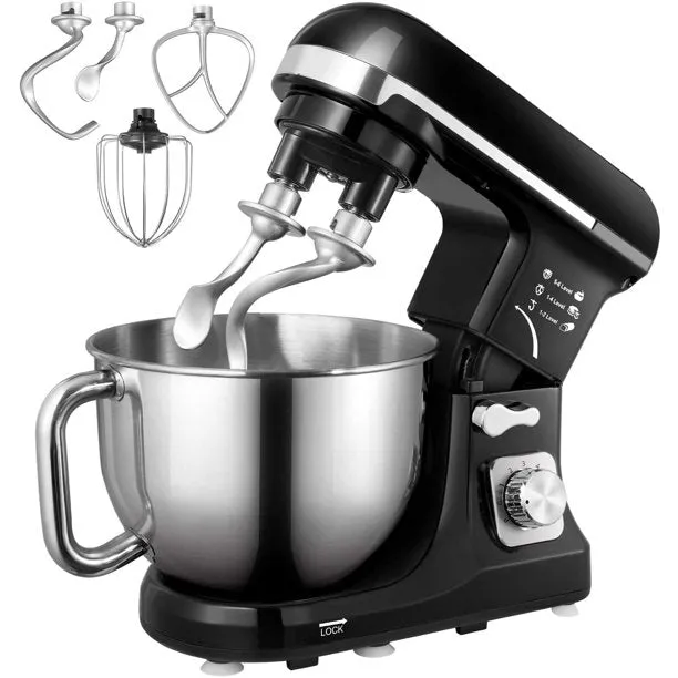 Aicok Mixer planetar 5.5 Qt 1000W negru