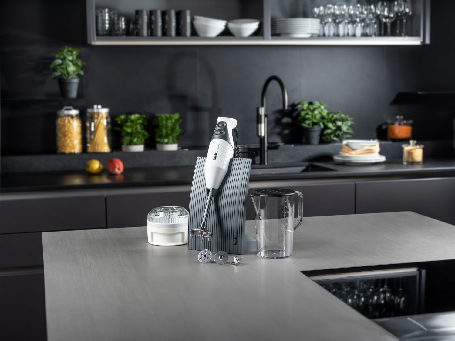 Bamix SwissLine blender vertical 200W alb